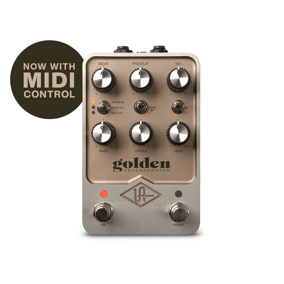 Universal Audio UAFX Golden Reverberator Reverb Effects Pedal