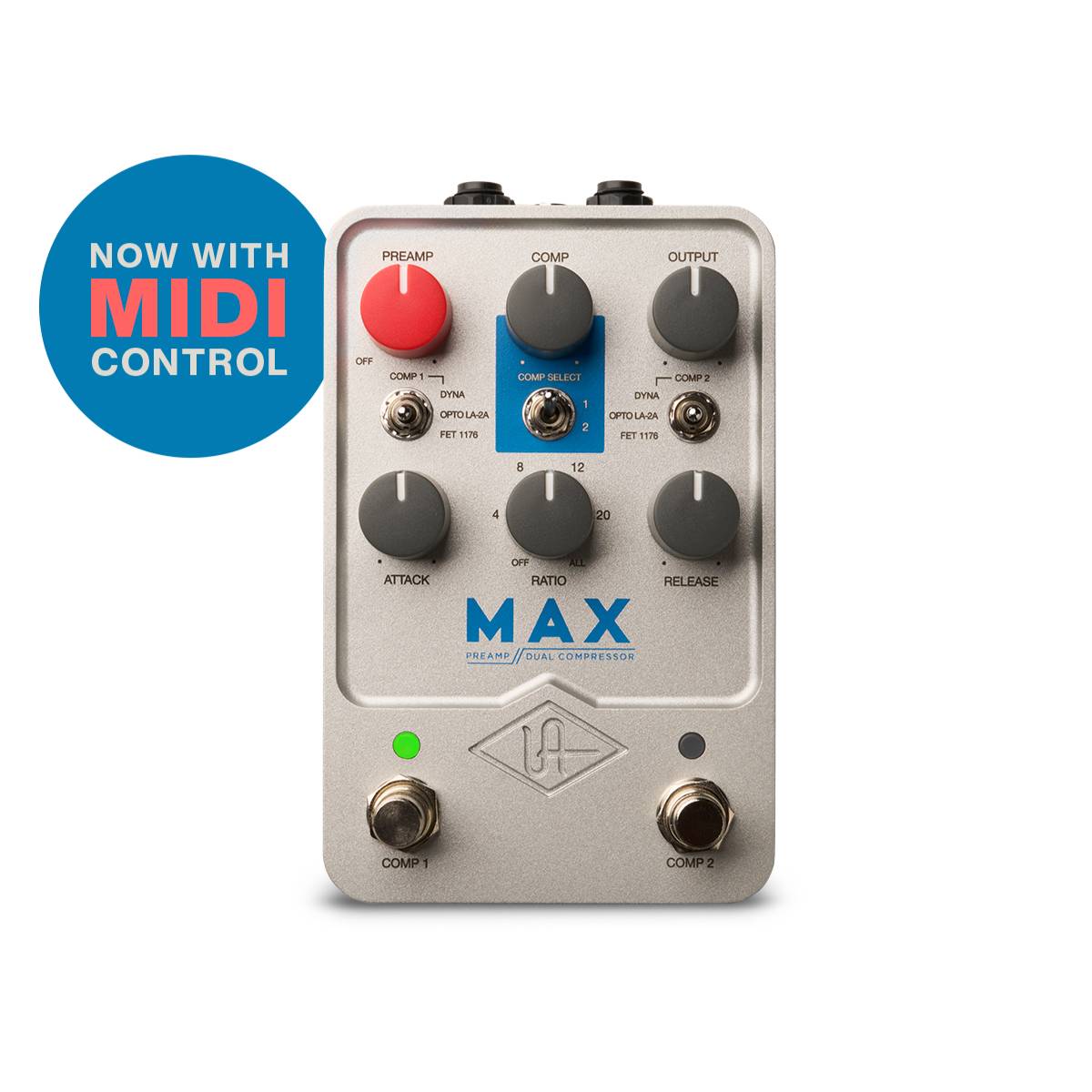 Universal Audio UAFX Max Preamp &amp; Dual Compressor Effects Pedal