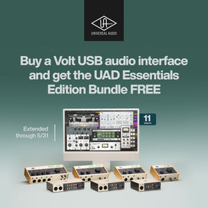 Universal Audio UA Volt 276 USB Audio Interface Bundle w/ Microphone & Headphones