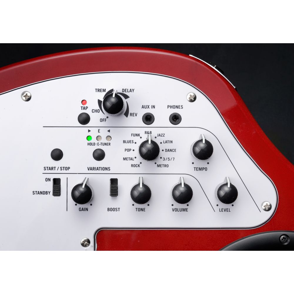 VOX APC 1 Electric Guitar w/ Built-In Speaker & Effects - Red