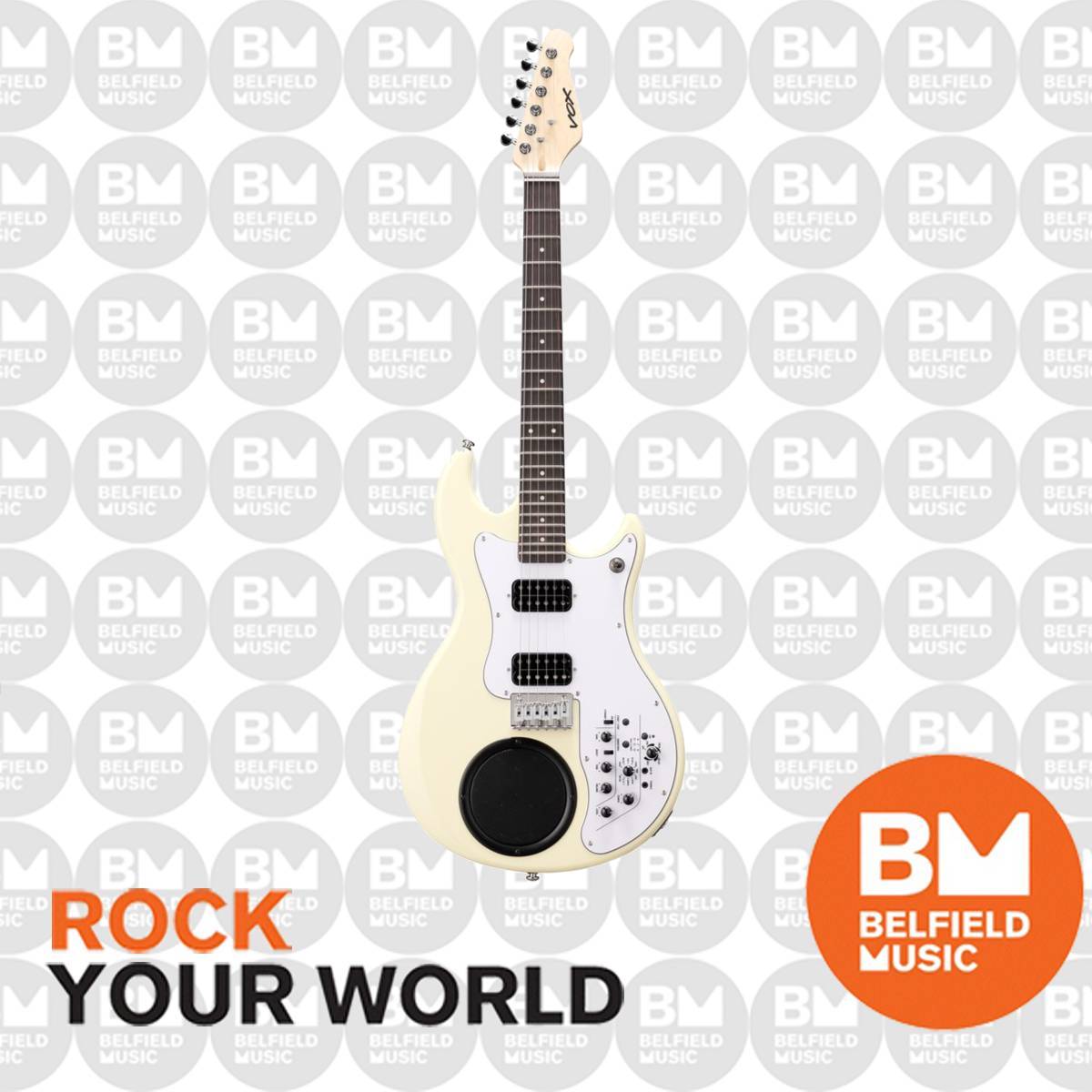 VOX APC 2 Electric Guitar w/ Built-In Speaker & Effects - White