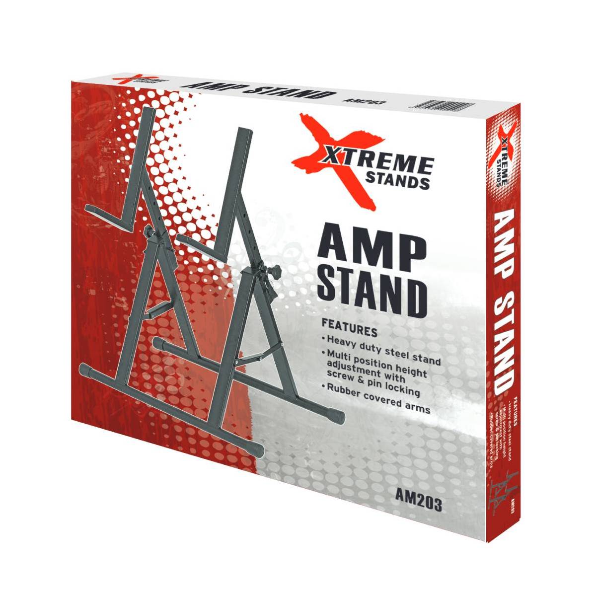 Xtreme AM203 Amplifier Stand Heavy Duty Angled Amp Stand