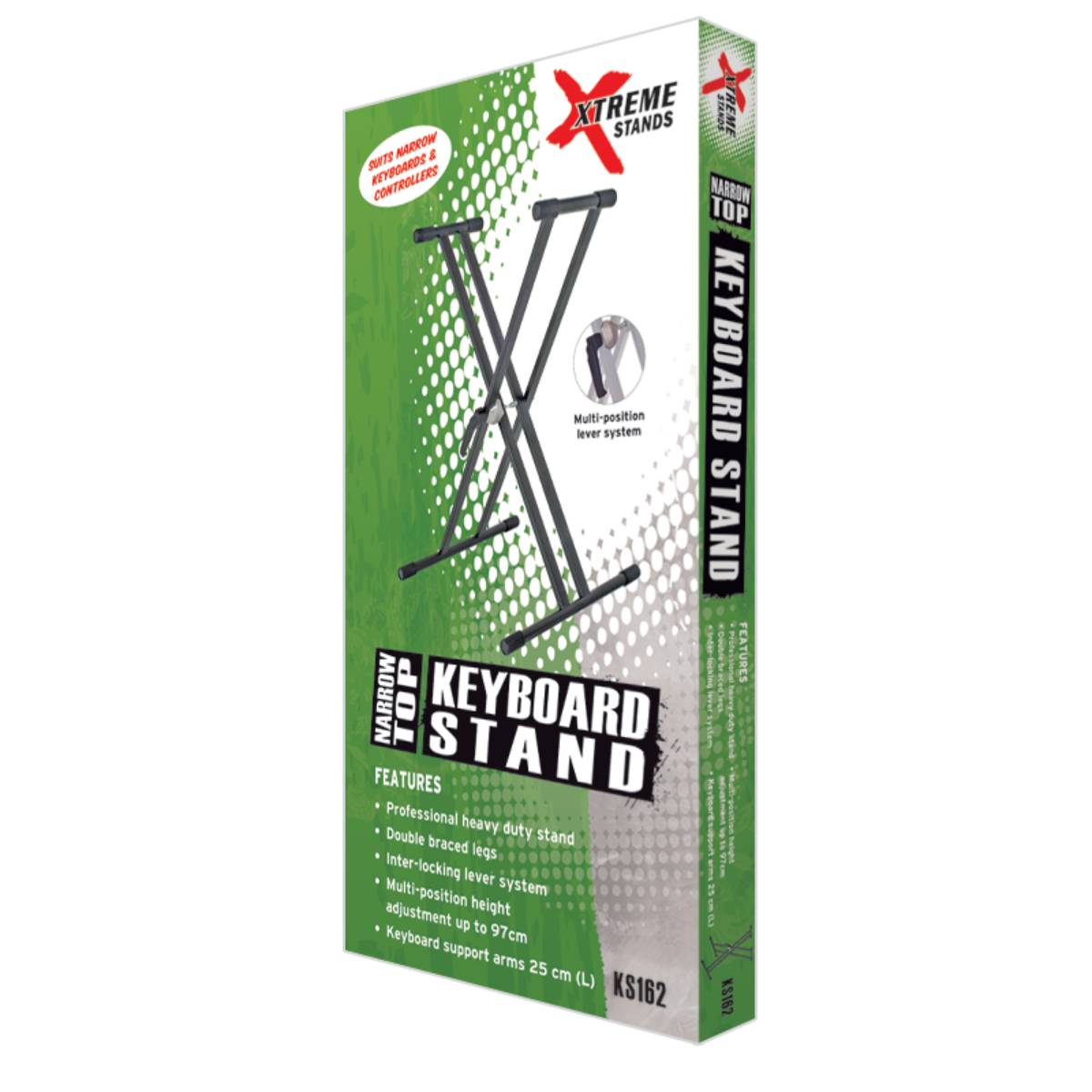 Xtreme KS162 Keyboard/Piano Stand X-Frame Double Braced