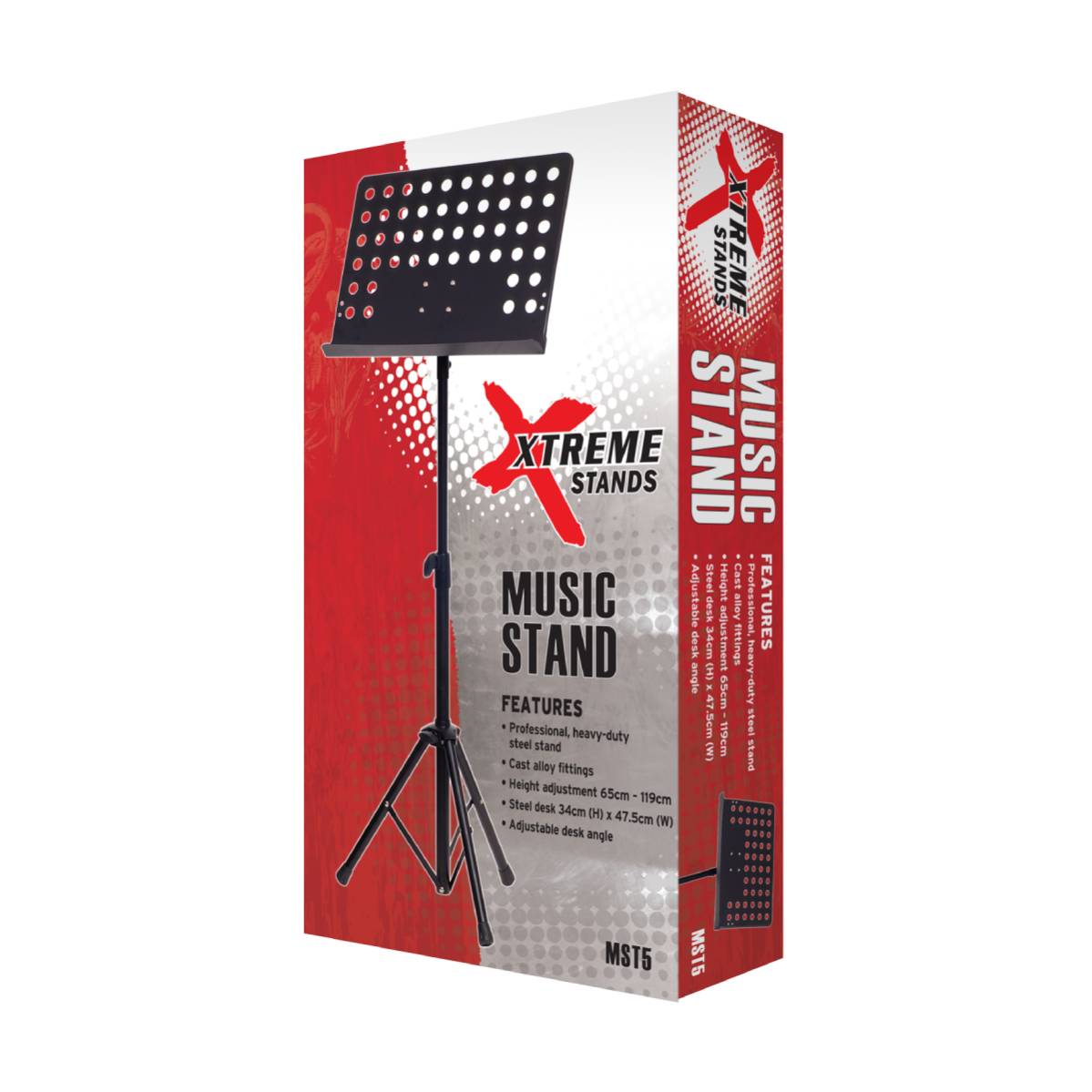 Xtreme MST5 Orchestral Music Stand - Black