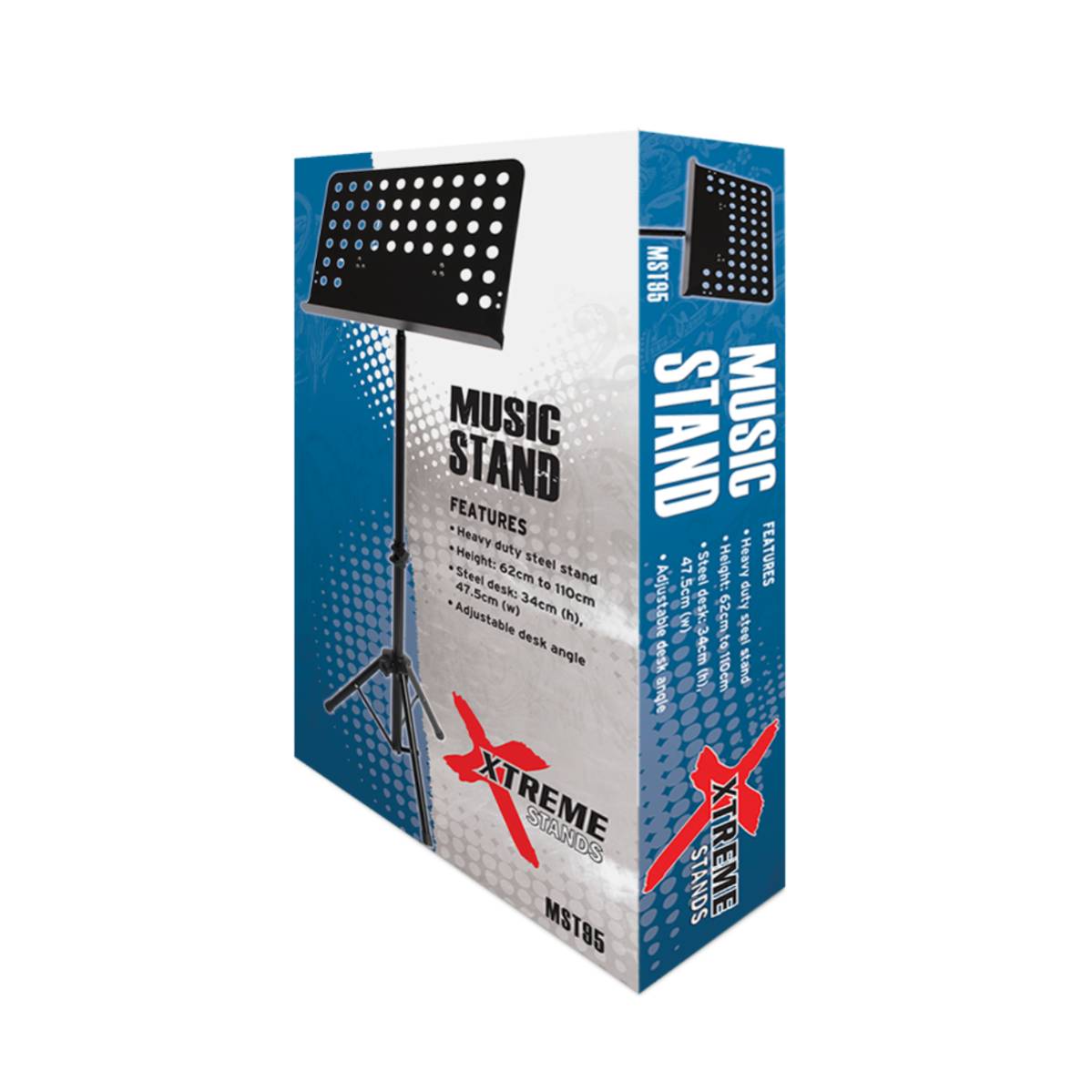 Xtreme MST95 Orchestral Music Stand - Black