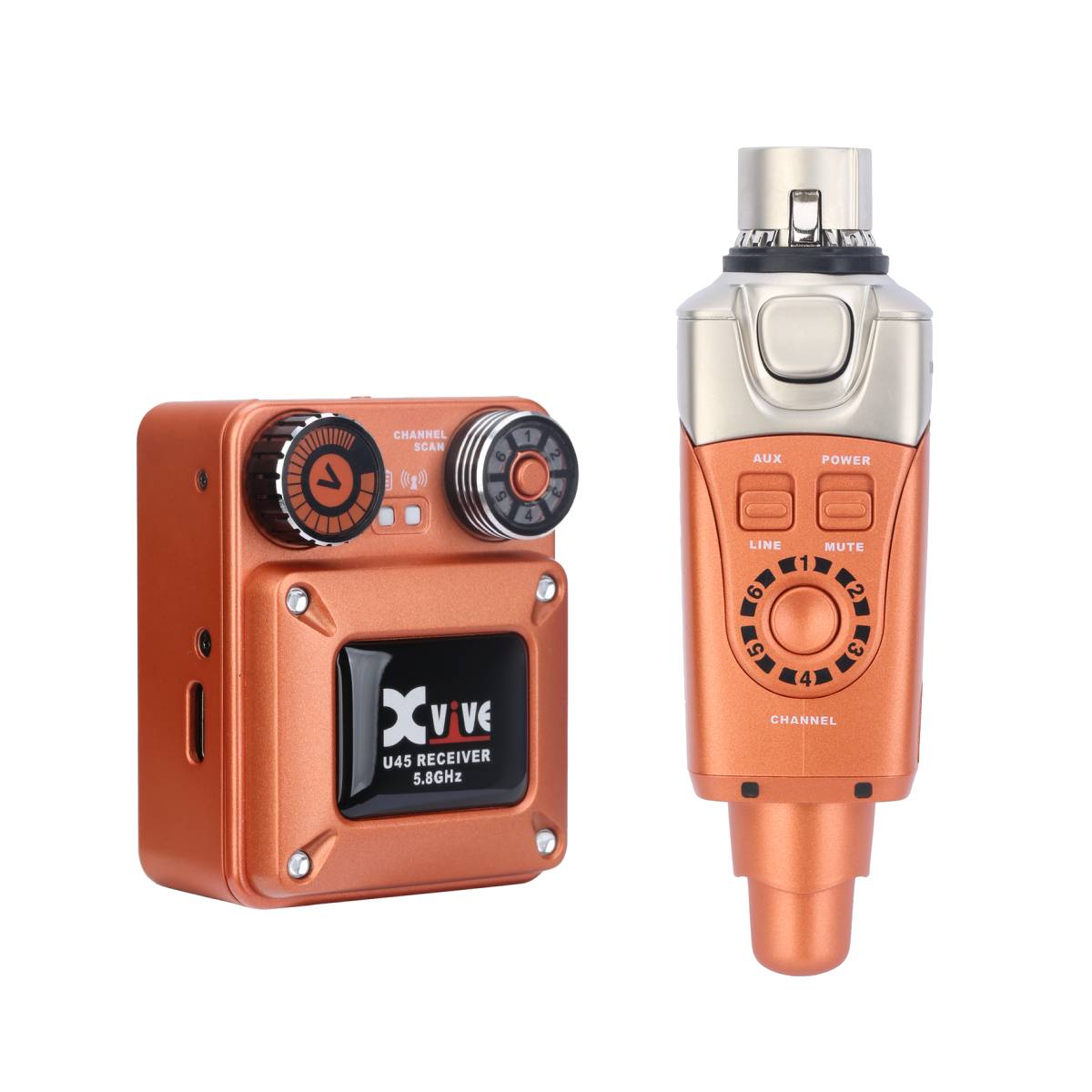 XVIVE U45 In-Ear Monitor Wireless System 5.8Ghz - Orange