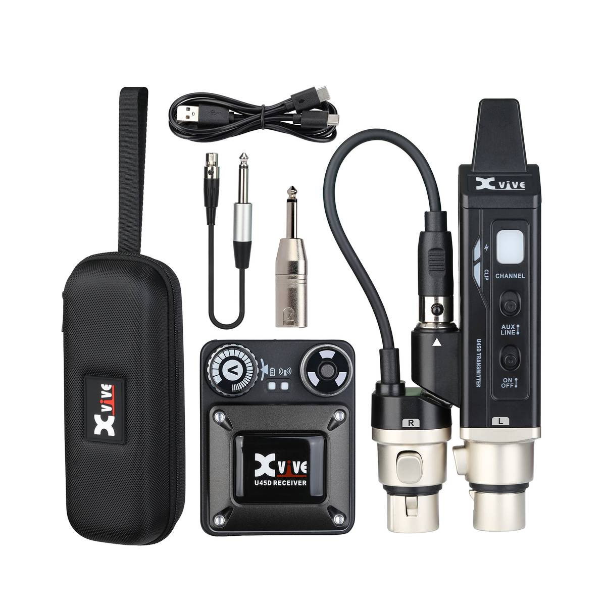XVIVE U45D In-Ear Stereo Monitor Wireless System 5.8Ghz