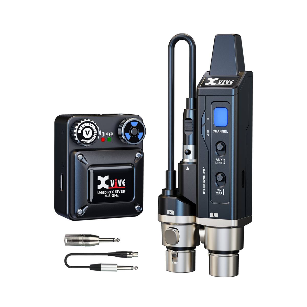 XVIVE U45D In-Ear Stereo Monitor Wireless System 5.8Ghz
