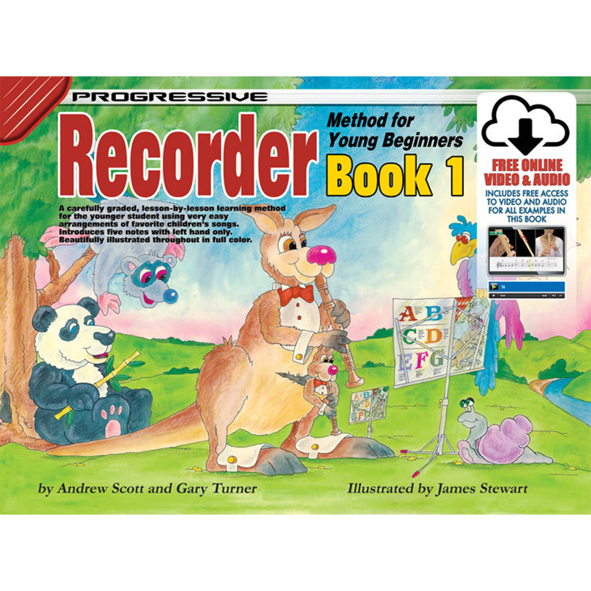 Progressive Books 18337 Young Beginner Recorder Book 1 w/ Online Media
