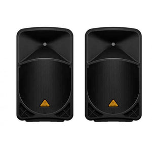 2 x behringer b115mp3 eurolive speaker