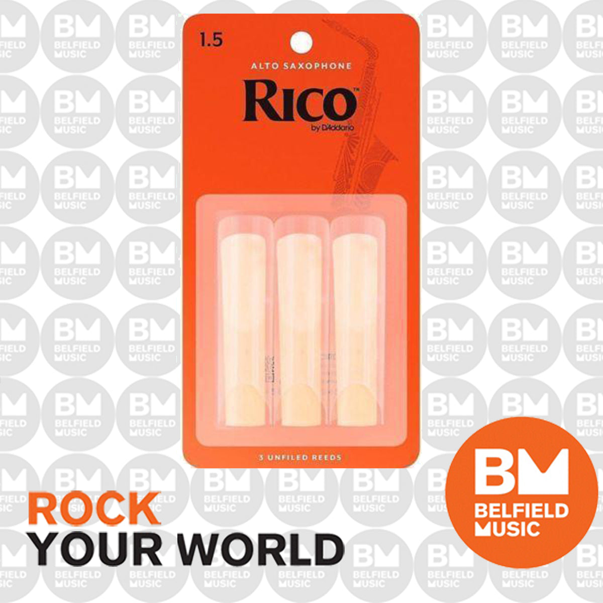 Rico Rico Alto Sax 3.5 Reed, Single