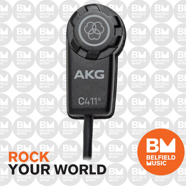 AKG C411PP Instrument Microphone Miniature Condenser Mic - Buy Online ...
