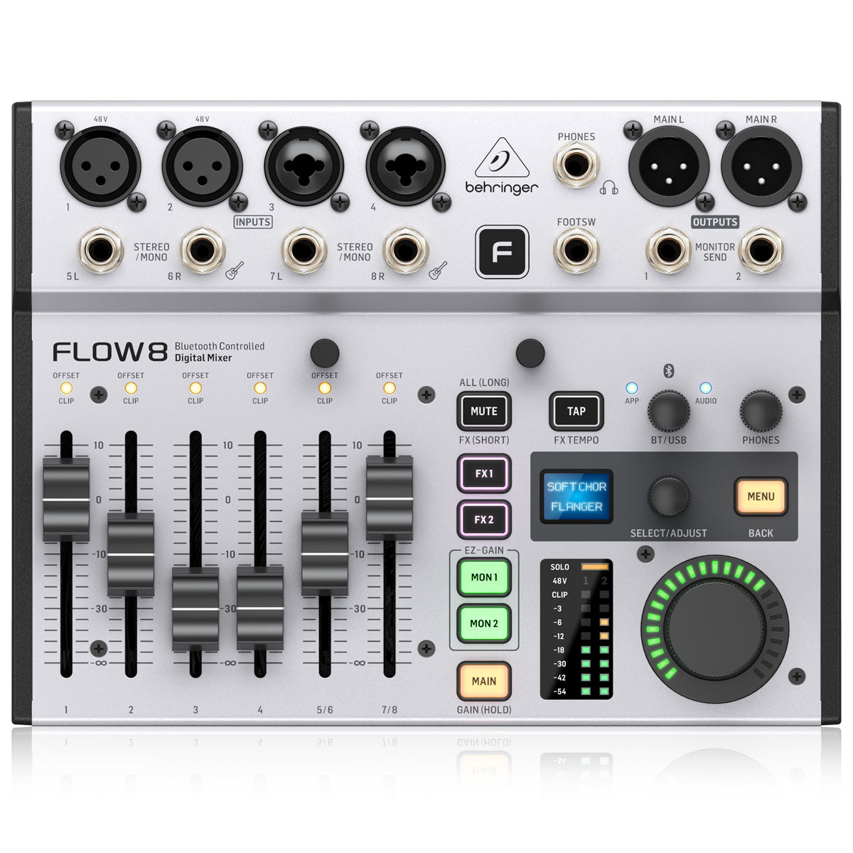 Behringer FLOW 8 Bluetooth Controlled Digital Mixer