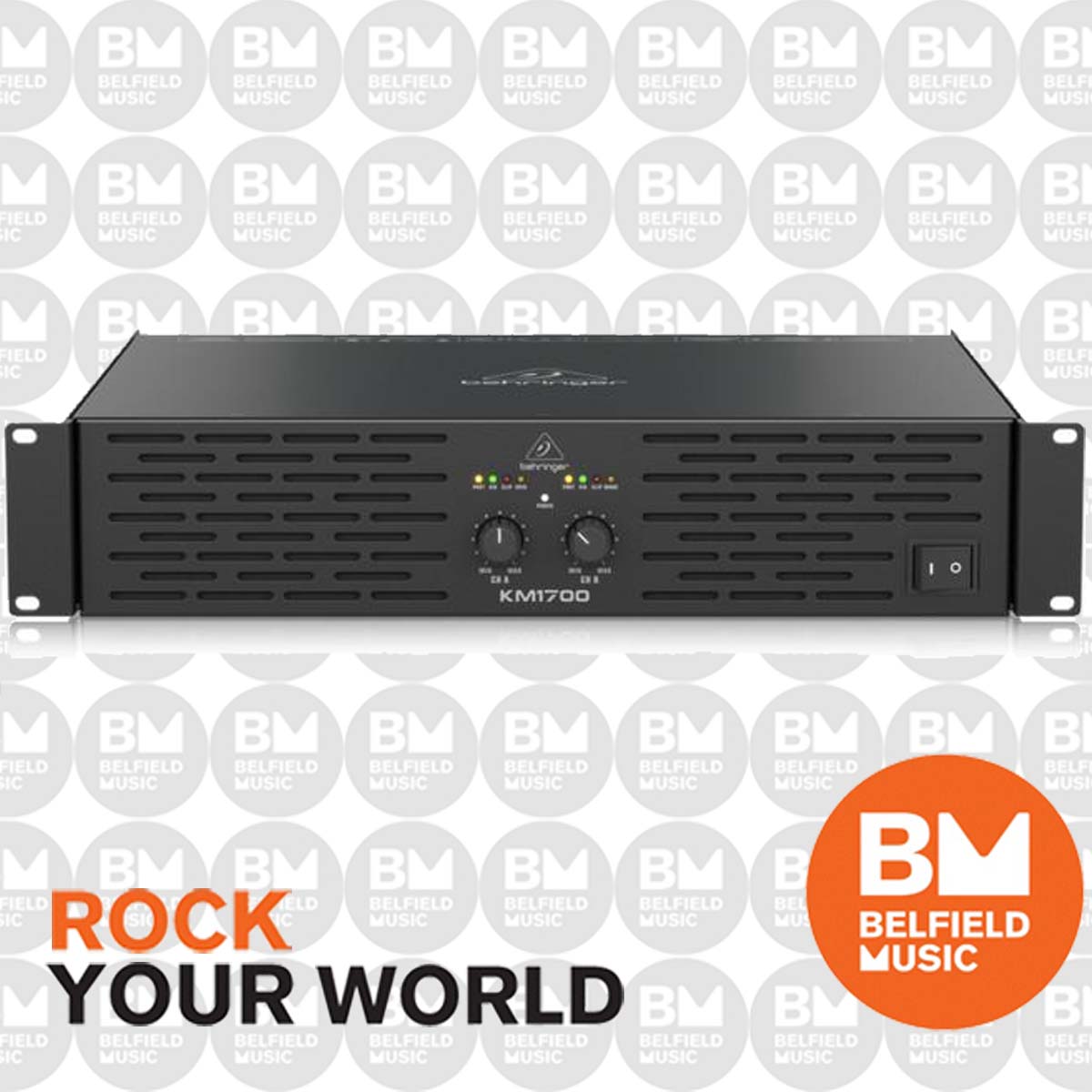 Behringer KM1700 Power Amp Stereo Amplifier 1700w Buy Online