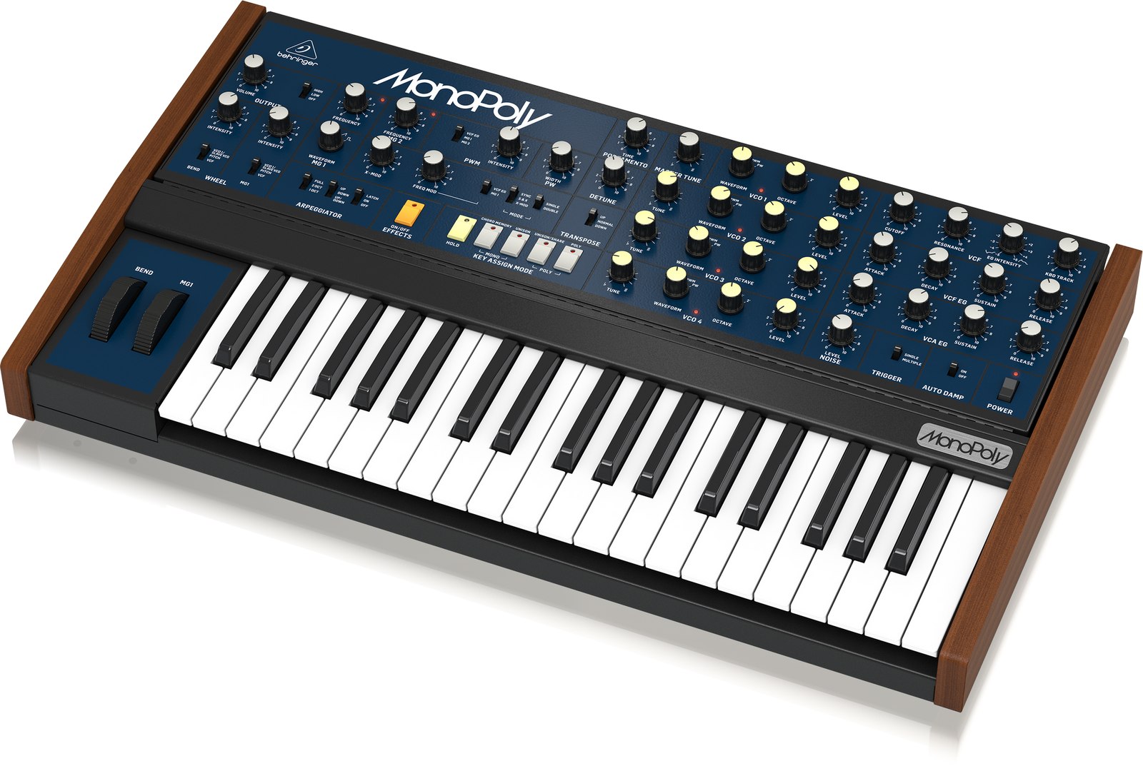 Behringer MonoPoly Analog 4-Voice Polyphonic Synthesiser Synth