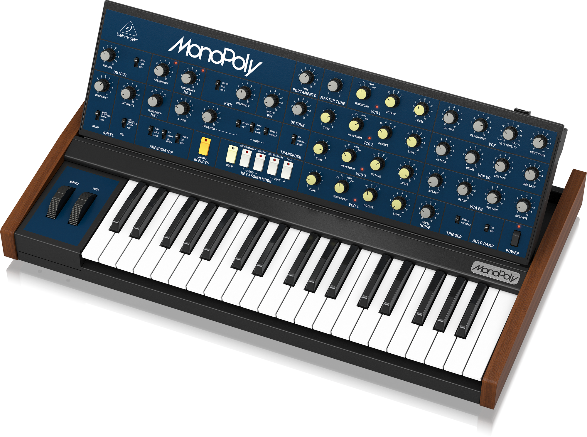 Behringer MonoPoly Analog 4 Voice Polyphonic Synthesiser Synth