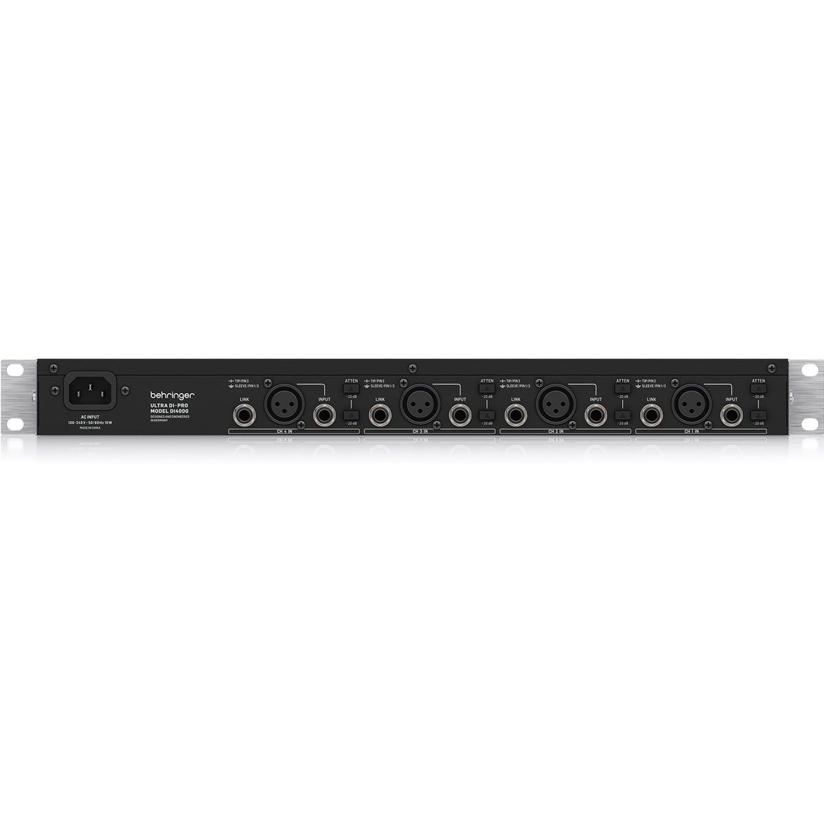 Behringer ULTRA-DI PRO DI4000 V2 Professional 4-Channel Active DI-Box