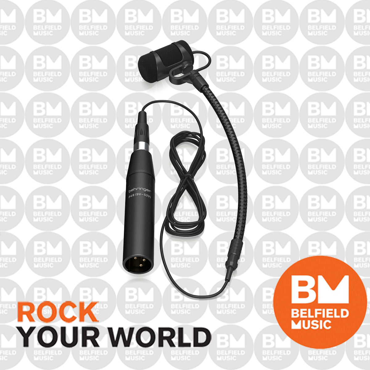 Behringer CB100 Gooseneck Instrument Condenser Microphone - Belfield Music