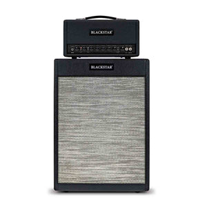 Blackstar St. James 50 6L6H Guitar Amplifier Stack Black 50w Head Amp & 212V Vertical Speaker Cabinet