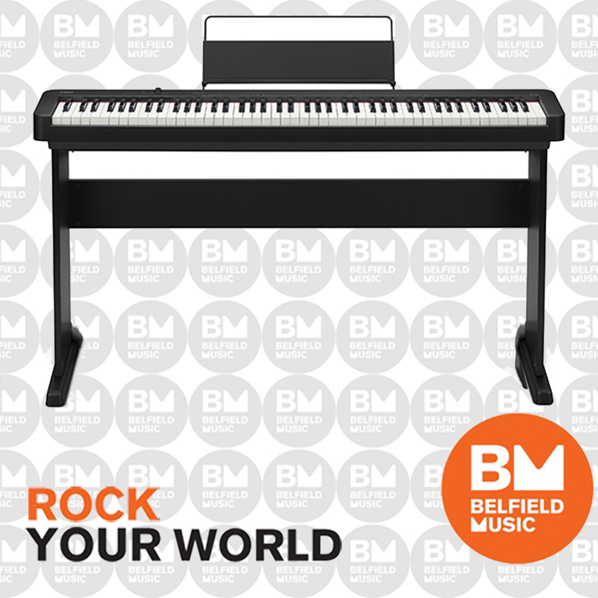 CDP-S160 Digital Piano Black w/ CS46P Wooden Stand - Belfield Music