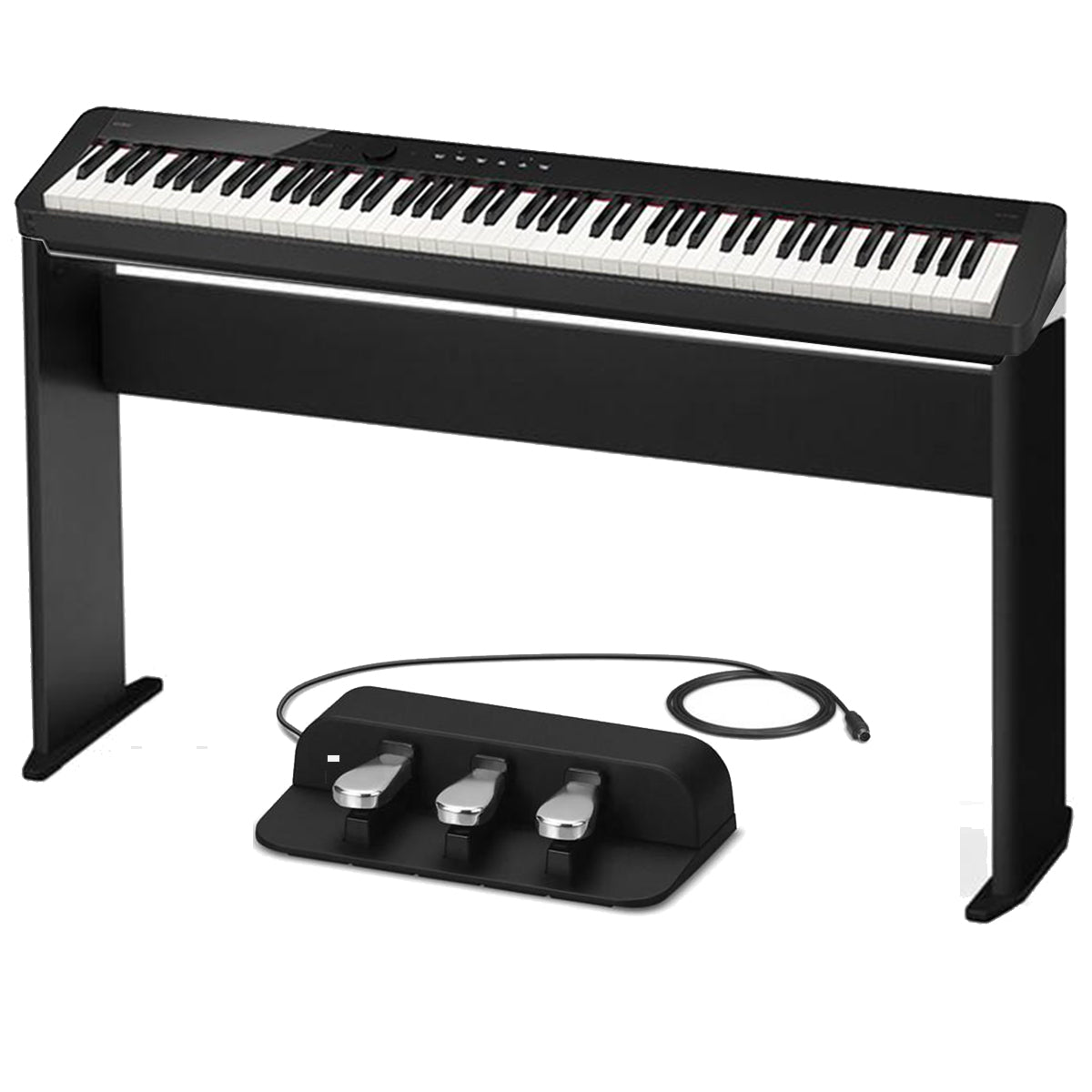 Casio PX-S1100 Digital Piano Black w/ CS68P Stand &amp; SP34 Tri-Pedal