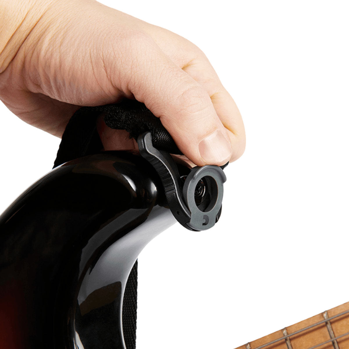 D'Addario Planet Waves 50BAL02 Guitar Strap Auto Lock Padded Black Diamond