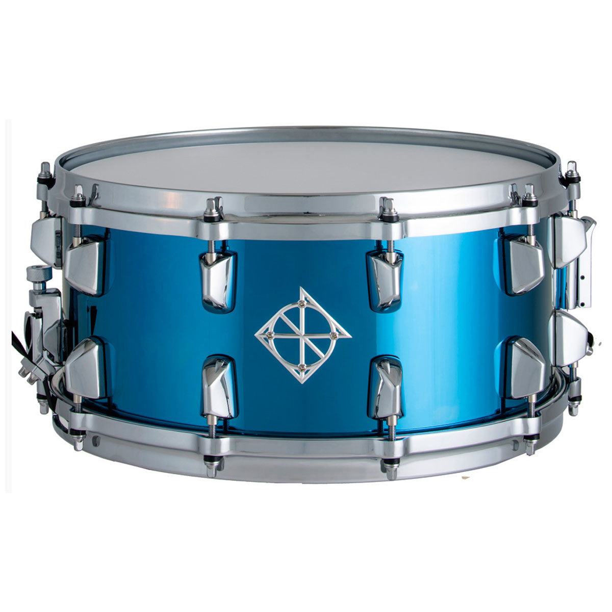 Dixon Artisan Series Snare Drum Blue Titanium Plated Steel - 14x6.5inch - PDSAN654BTS