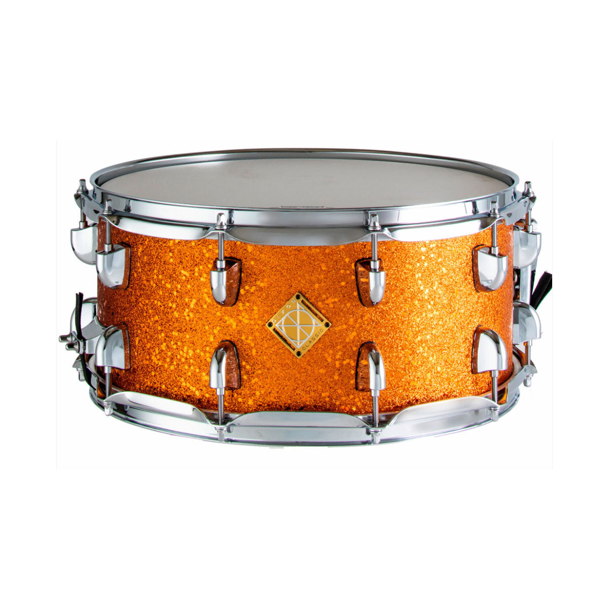 Dixon Classic Series Snare Drum Orange Sparkle - 14x6.5inch - PDSCL654OS