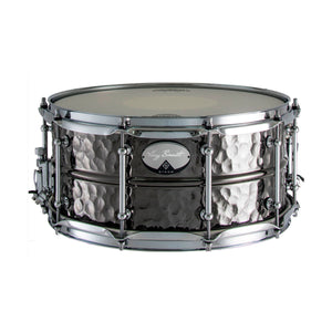 Dixon Gregg Bissonette Signature Snare Drum Hammered Brass Black Nickel - 14x6.5inch - PDSAN654GBB