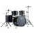 Dixon Spark Series Drum Kit 5-Piece Misty Black Sparkle w/ Cymbals & Hardware & Throne - PODSP520AMBK