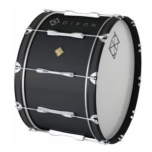 Dixon Wood Marching Bass Drum Black - 24x14inch - PMZCL4241BK