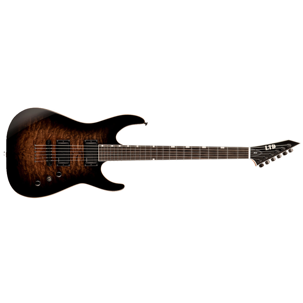 ESP LTD JM-II Josh Middleton Signature Electric Guitar Black Shadow Burst w/ Fishmans