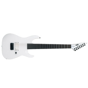 ESP LTD M-7BHT Baritone ARCTIC METAL Electric Guitar Snow White Satin w/ EMG - LM-7BHTARMSWS