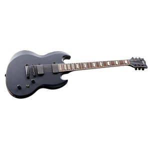 ESP LTD VIPER-400B Electric Guitar Baritone Black Satin w/ EMGs - LVP-400BBLKS