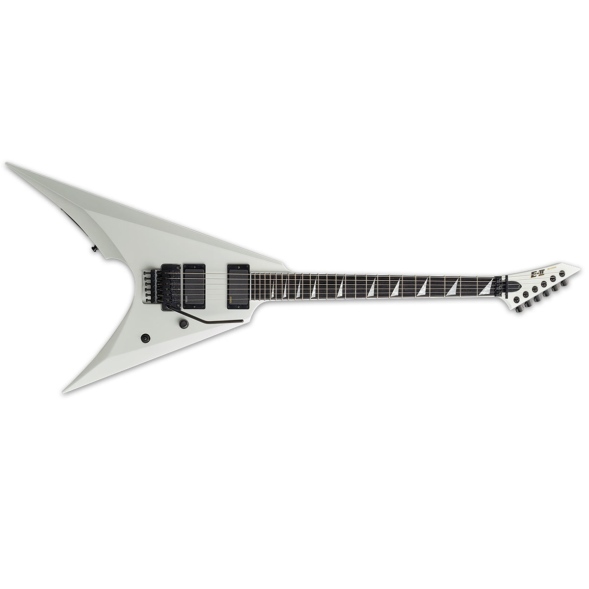 ESP E-II ARROW Electric Guitar Snow White w/ Floyd Rose & EMGs