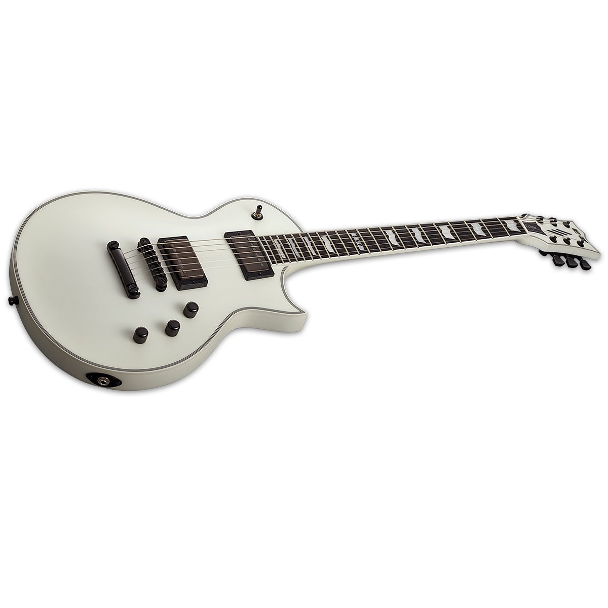 ESP E-II Eclipse Electric Guitar Snow White Satin w/ EMGs