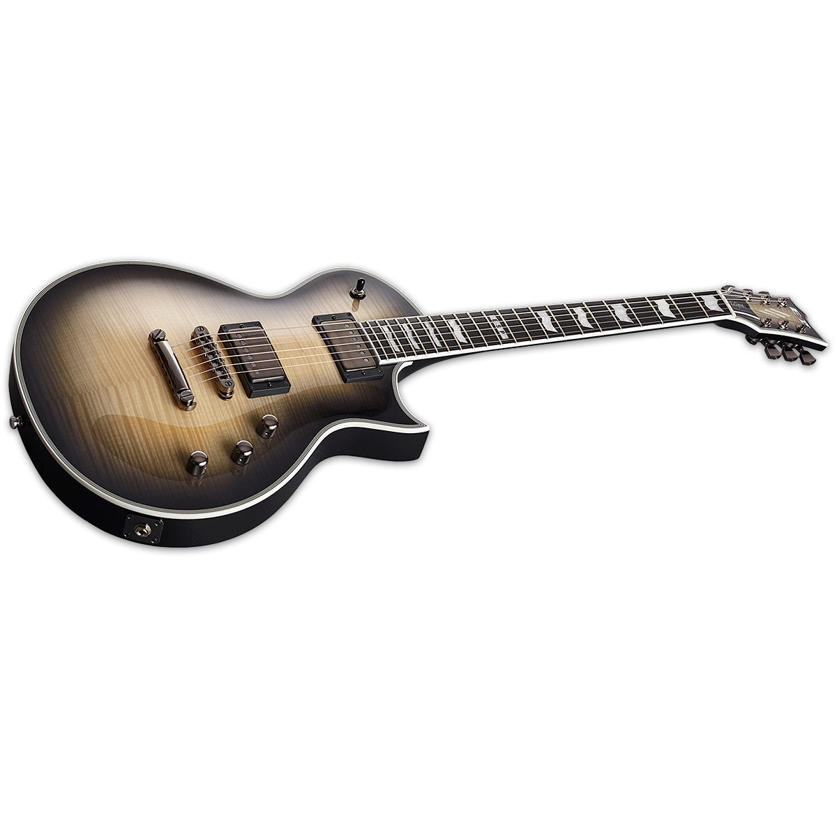 ESP E-II Eclipse Full Thickness Electric Guitar Black Natural Burst w/ EMGs