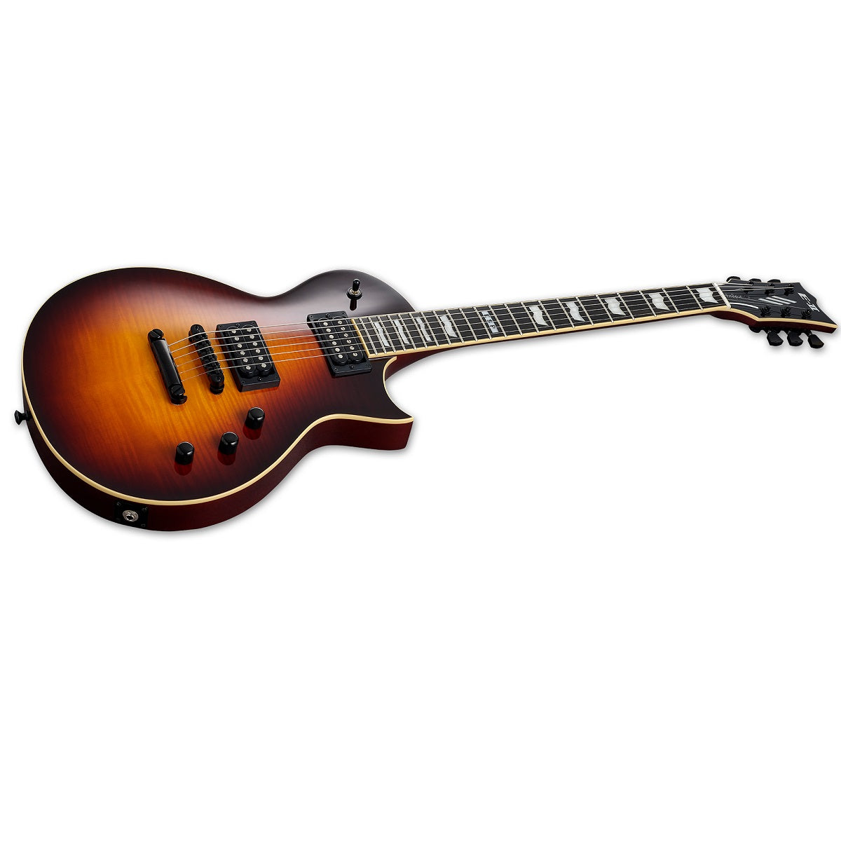 ESP E-II Eclipse Full Thickness Electric Guitar Flamed Maple Tobacco Sunburst w/ Fishmans