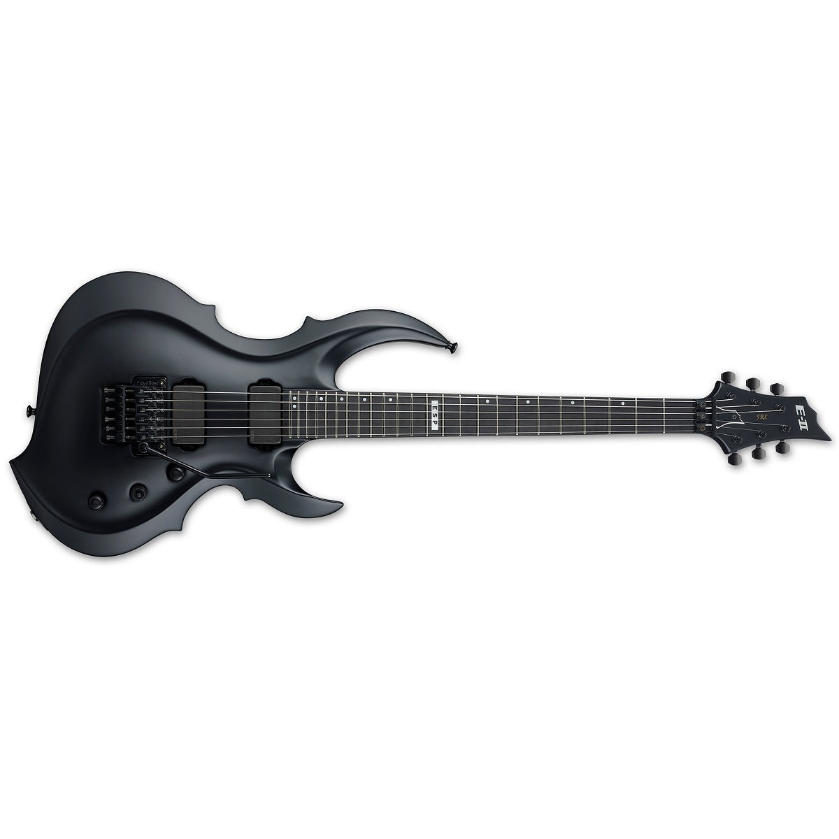 ESP E-II FRX Electric Guitar Black Satin w/ Floyd Rose & EMGs