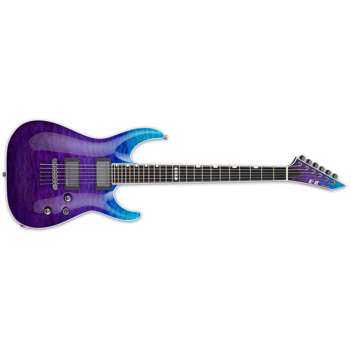 ESP E-II Horizon NT-II Electric Guitar Quilted Maple Blue-Purple Gradation w/ EMGs