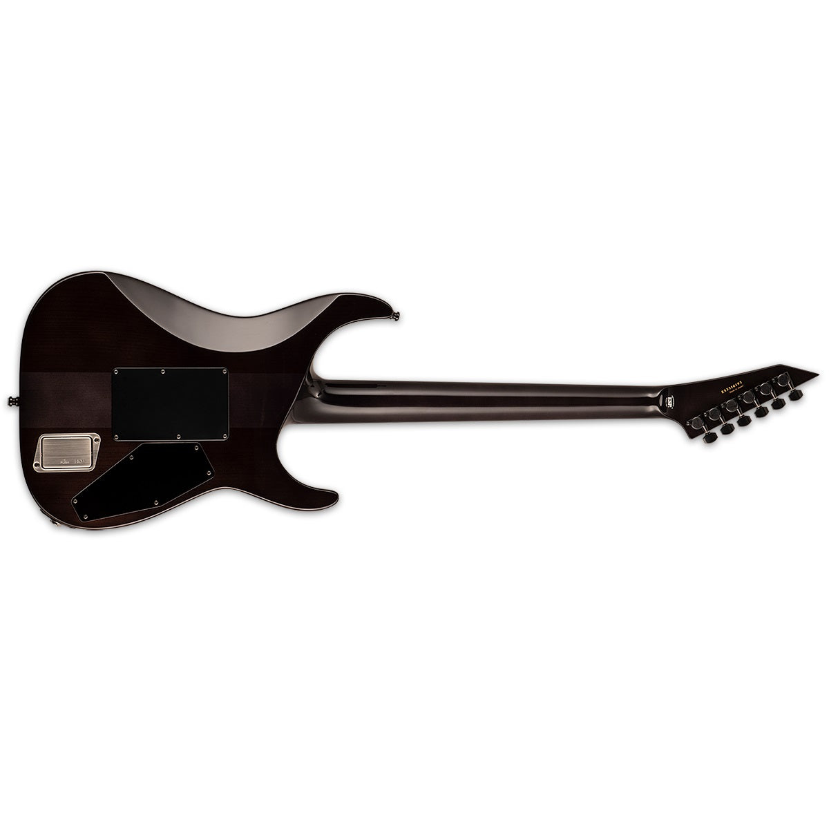 ESP E-II M-II LH Electric Guitar Left-Handed Flamed Maple See Thru Black w/ Floyd Rose & EMGs