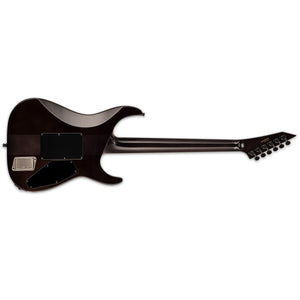ESP E-II M-II LH Electric Guitar Left-Handed Flamed Maple See Thru Black w/ Floyd Rose & EMGs