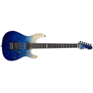 ESP E-II SN-II Snapper Electric Guitar Blue Natural Fade w/ Floyd Rose & Bare Knuckles