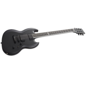 ESP E-II Viper BARITONE Electric Guitar Charcoal Metallic Satin w/ EMGs