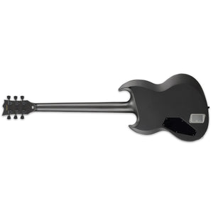ESP E-II Viper BARITONE Electric Guitar Charcoal Metallic Satin w/ EMGs