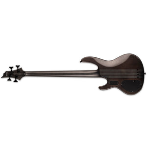ESP LTD D-4 Bass Guitar Burled Poplar Black Natural Burst Satin