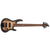 ESP LTD D-5 Bass Guitar Burled 5-String Poplar Black Natural Burst Satin - LD-5BPBLKNBS