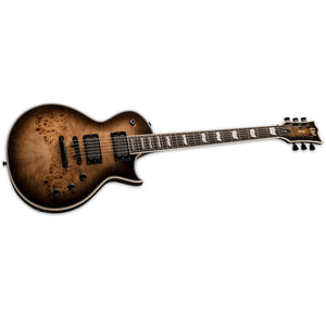 ESP LTD EC-1000 Eclipse Electric Guitar Burled Poplar Black Natural Burst w/ Duncans