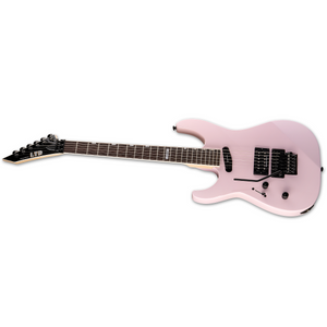 ESP LTD MIRAGE Deluxe 87 Electric Guitar Left Handed Pearl Pink w/ Floyd Rose & Duncans - 1987 REISSUE - LM-DX87PP