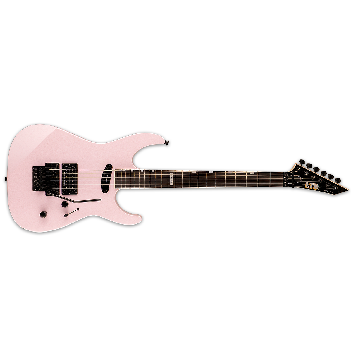 ESP LTD MIRAGE Deluxe 87 Electric Guitar Pearl Pink w/ Floyd Rose & Duncans - 1987 REISSUE - LM-DX87PP